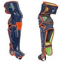 All Star MVP Pro Intermediate Catchers Set, Navy/Orange