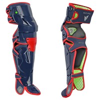 All Star MVP Pro Intermediate Catchers Set, Navy/Scarlet