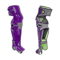 All Star MVP Pro Intermediate Catchers Set, Purple/Grey