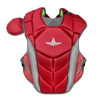All Star MVP Pro Intermediate Catchers Set, Scarlet/Grey