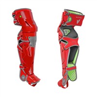 All Star MVP Pro Intermediate Catchers Set, Scarlet/Grey