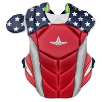 All Star MVP Pro Intermediate Catchers Set, Red/White/Blue