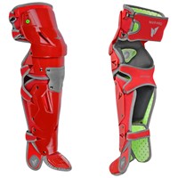 All Star MVP Pro Intermediate Catchers Set, Scarlet/Grey