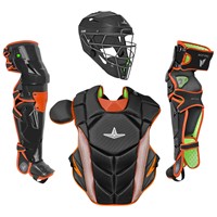 All Star MVP Pro Intermediate Catchers Set, Black/Orange