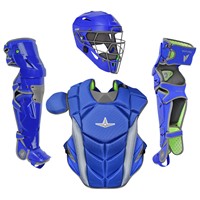 All Star MVP Pro Intermediate Catchers Set, Royal/Grey