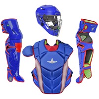All Star MVP Pro Intermediate Catchers Set, Royal/Scarlet