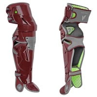 All Star MVP Pro Youth Catchers Set, Maroon/Grey