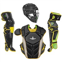 All Star MVP Pro Youth Catchers Set, Black/Gold