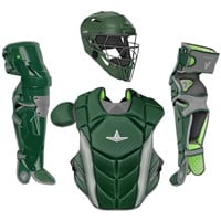 All Star MVP Pro Youth Catchers Set, Dark Green/Grey