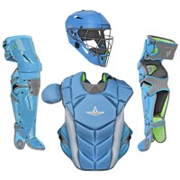 All Star MVP Pro Youth Catchers Set, Blue/Grey