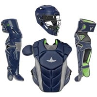 All Star MVP Pro Youth Catchers Set, Navy/Charcoal