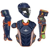 All Star MVP Pro Youth Catchers Set, Navy/Orange