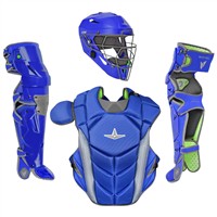 All Star MVP Pro Youth Catchers Set, Royal/Grey