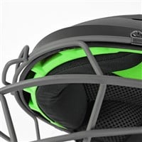 All Star MVP Pro LT Matte Catchers Helmet, Black