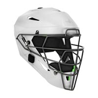 All Star MVP Pro LT Matte Catchers Helmet, White