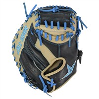All Star S7 Elite 33in Baseball Catchers Glove, Black/Tan