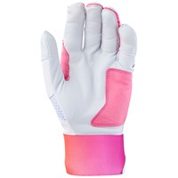 Evoshield Adult Limited Edition Gradient X-SRZ Carbyne Batting Gloves, White/Orange