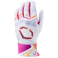 Evoshield Youth Limited Edition Gradient X-SRZ Carbyne Batting Gloves, White/Orange