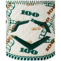 Evoshield Limited Edition Money Bags X-SRZ Double Strap Elbow Guard, Cream/Dark Green