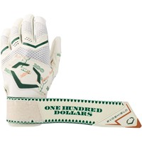Evoshield Adult Limited Edition Money Bags X-SRZ Carbyne Batting Gloves, Cream/Dark Green