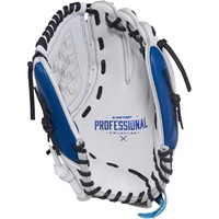 Easton Professional Collection 12.5in Fastpitch Glove (PCFP125-3WR), White/Royal