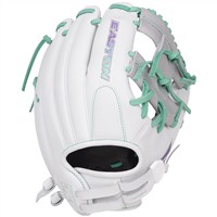 Easton Professional Collection 11.5in Fastpitch Glove (PCFP1150-2WG), White/Light Green