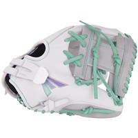 Easton Professional Collection 11.5in Fastpitch Glove (PCFP1150-2WG), White/Light Green