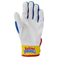Louisville Slugger Youth L/E Backyard Baseball Pablo Sanchez Batting Gloves, White/Blue