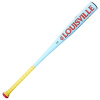 Louisville Slugger L/E Backyard Pablo Sanchez Atlas BBCOR Baseball Bat -3, ltblueyellow-v-4-z