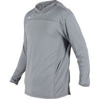 Rawlings Mens Lightweight Training Hoodie, Blue Grey