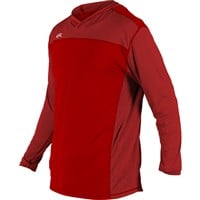 Rawlings Mens Lightweight Training Hoodie, Scarlet