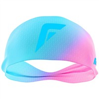 Franklin Logo Headband, Blue/Pink