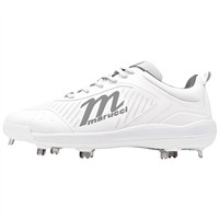 Marucci Mens CFT Low Metal Cleats, White