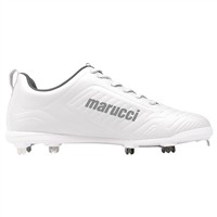 Marucci Mens FLT Low Metal Cleats, White