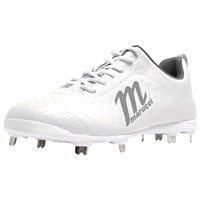 Marucci Mens FLT Low Metal Cleats, White