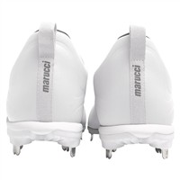 Marucci Mens FLT Low Metal Cleats, White
