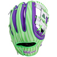Wilson Limited Edition A450 Backyard Baseball Melonheads 11.5in Baseball Glove, Green