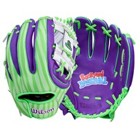 Wilson Limited Edition A450 Backyard Baseball Melonheads 11.5in Baseball Glove, Green