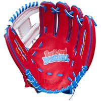 Wilson Limited Edition A450 Backyard Baseball Pablo Sanchez 11.5in Baseball Glove, Red/White