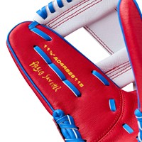 Wilson Limited Edition A450 Backyard Baseball Pablo Sanchez 11.5in Baseball Glove, Red/White