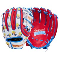 Wilson Limited Edition A450 Backyard Baseball Pablo Sanchez 11.5in Baseball Glove, Red/White