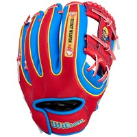 Wilson Limited Edition A450 Backyard BB Pablo Sanchez 11in Baseball Glove, Red/Blue