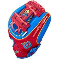 Wilson Limited Edition A450 Backyard BB Pablo Sanchez 11in Baseball Glove, Red/Blue