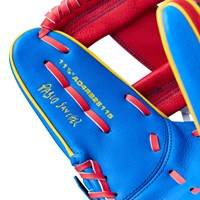 Wilson Limited Edition A450 Backyard BB Pablo Sanchez 11in Baseball Glove, Red/Blue