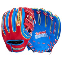 Wilson Limited Edition A450 Backyard BB Pablo Sanchez 11in Baseball Glove, Red/Blue