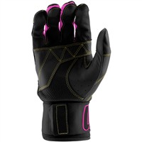 Marucci Adult Blacksmith Batting Gloves, Black/Blue