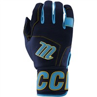 Marucci Adult Blacksmith Batting Gloves, Navy/Blue