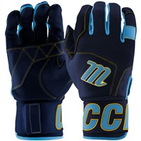 Marucci Adult Blacksmith Batting Gloves, Navy/Blue