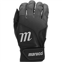 Marucci Adult PWR Fade Batting Gloves, Black/Grey