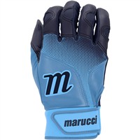 Marucci Adult PWR Fade Batting Gloves, Navy/Blue